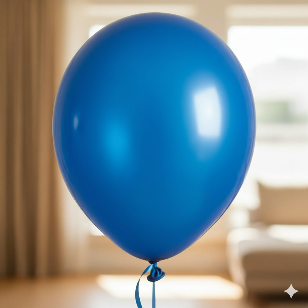 Custom Blue Balloon with Name - Personalized Balloon for Any Occasion