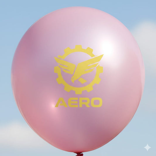 Custom Design Printed Balloon Pink - Unique Celebratory Decor