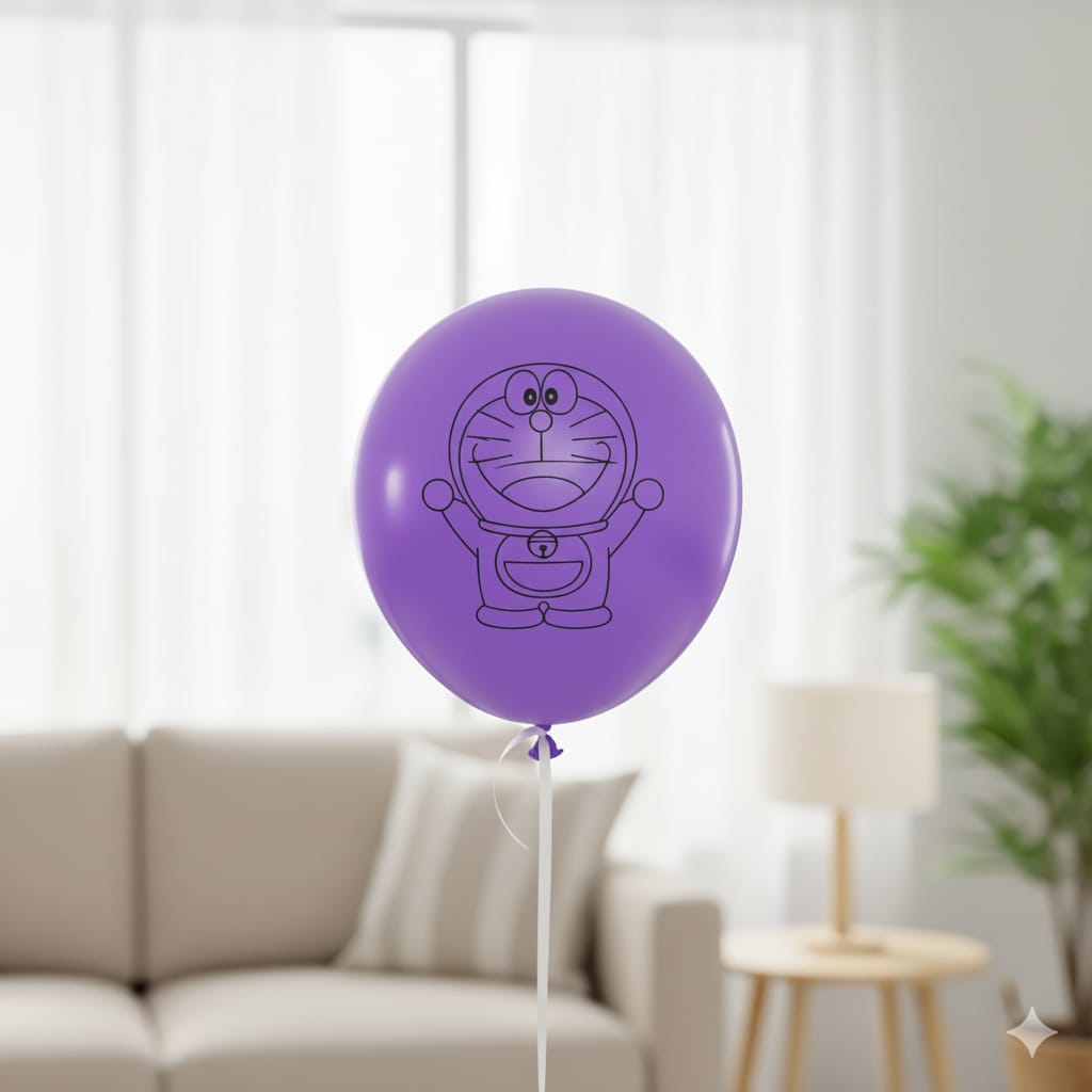 Custom Design Printed Balloon Purple for Every Celebration
