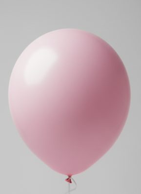 Custom Name Printed Pastel Pink Balloon for Personalized Celebrations