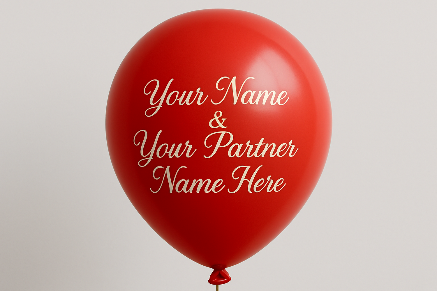 Custom Couple Name Balloons for Unique Celebrations - Personalize Your Love - PrintFIM-Printed balloons