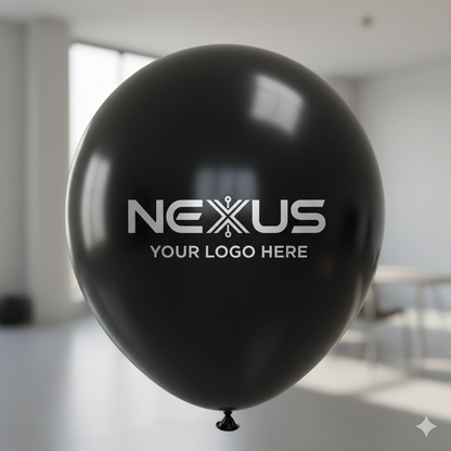 Custom Logo Printed Balloon Black - Elevate Your Brand with Customizable Balloons