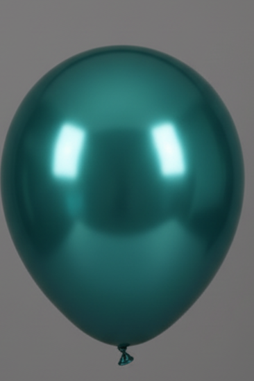 Custom Name Printed Chrome Green Balloon - Personalize Your Celebration