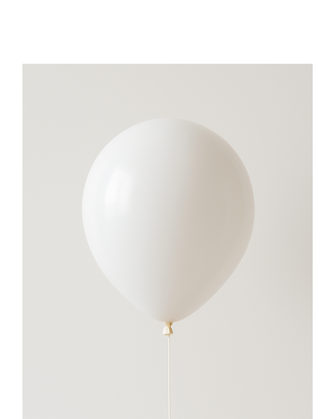 Custom Name Print Balloons for Personalized Celebrations - White Balloon Design