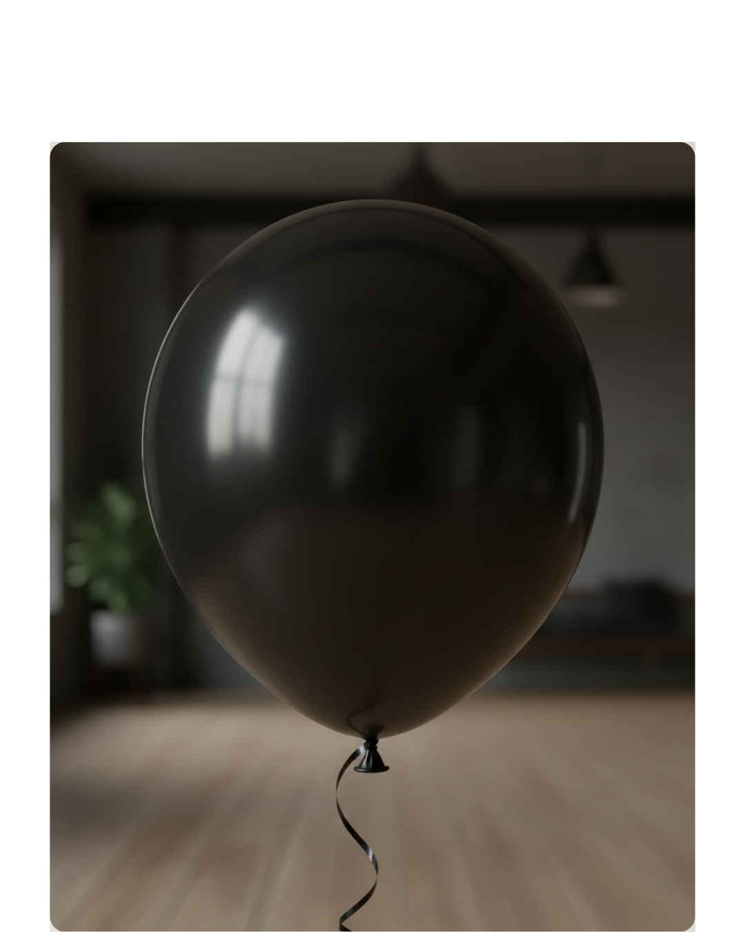 Custom Printed Black Balloon for Personalized Celebrations and Unique Events