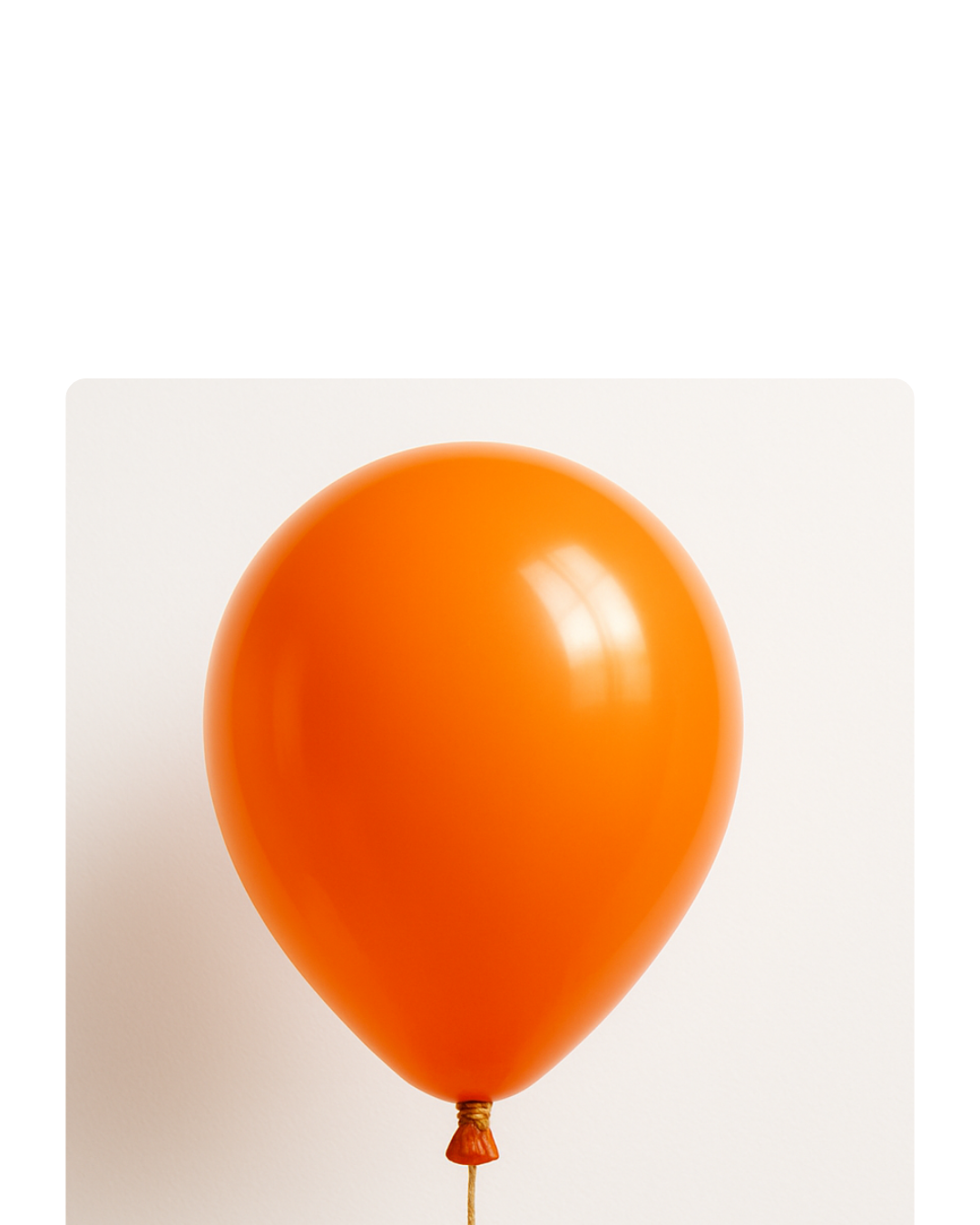 Custom Name Printed Orange Balloon for Unique Celebrations