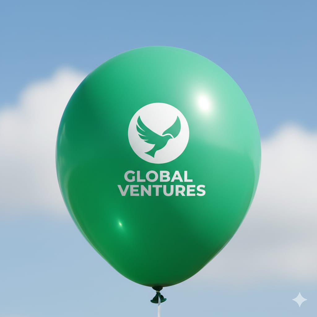 Custom Design Printed Balloon Green - Create Your Unique Celebration Decor