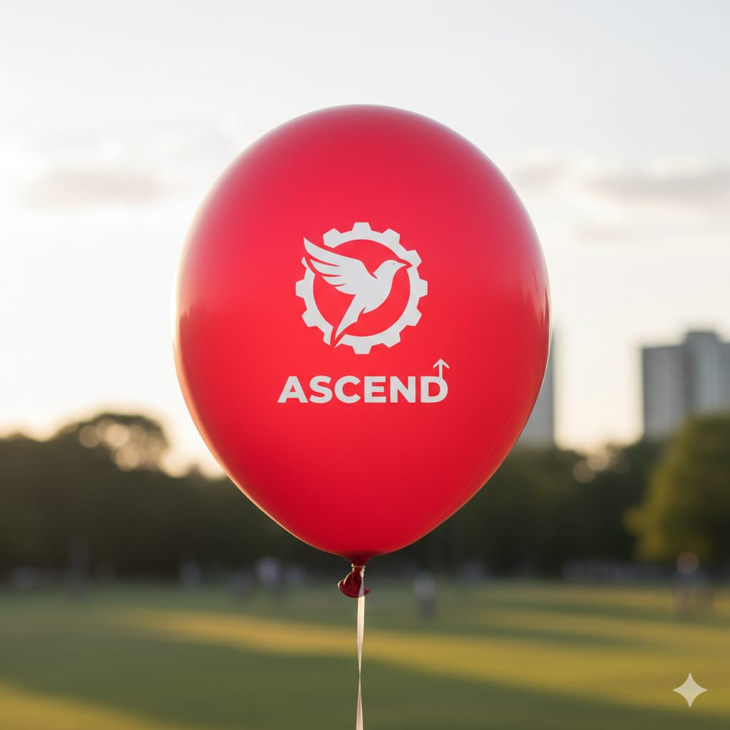 Custom Design Printed Balloon Red - Unique and Personalized Party Decorations