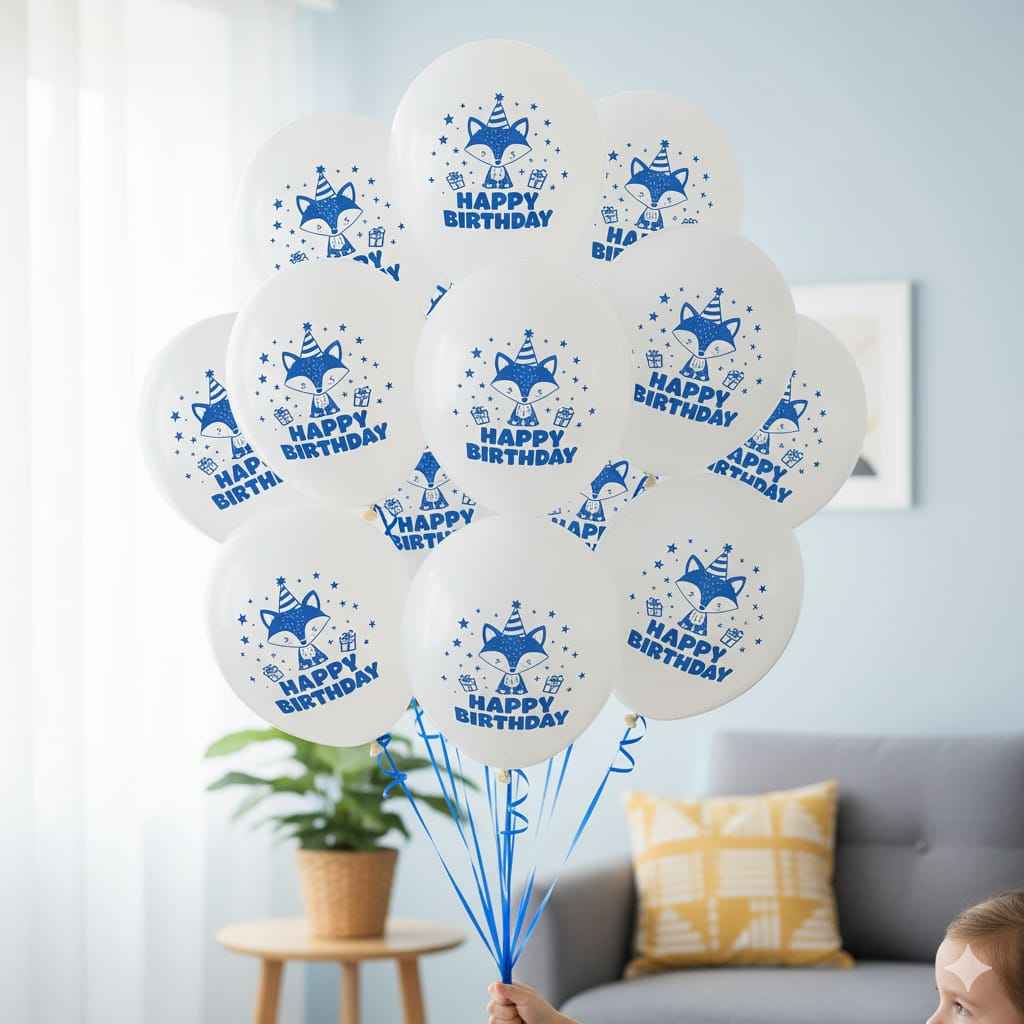 Custom Design Printed Balloon White - Personalized Balloons for Every Occasion