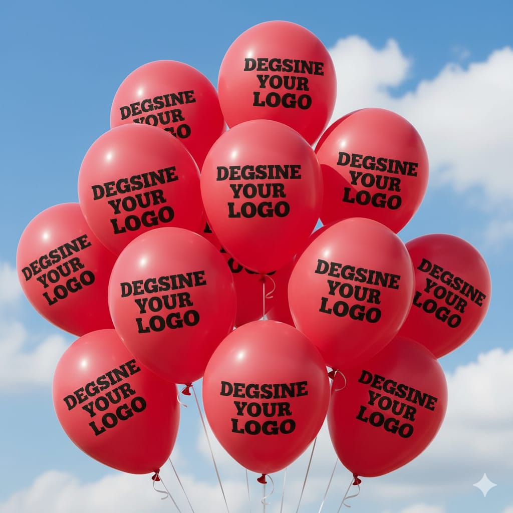 Custom Design Printed Balloon Red - Unique and Personalized Party Decorations
