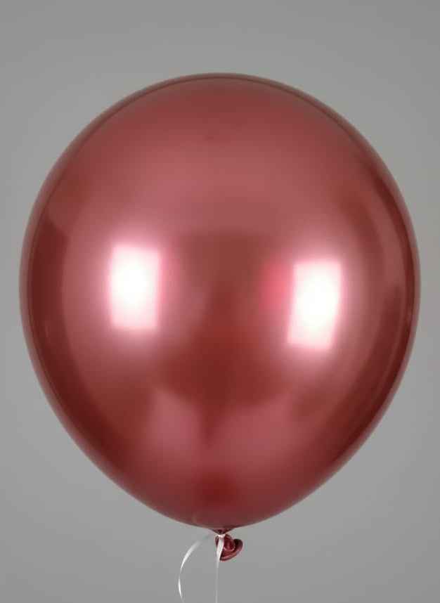 Custom Name Printed Chrome Rose Gold Balloon for Personalized Celebrations