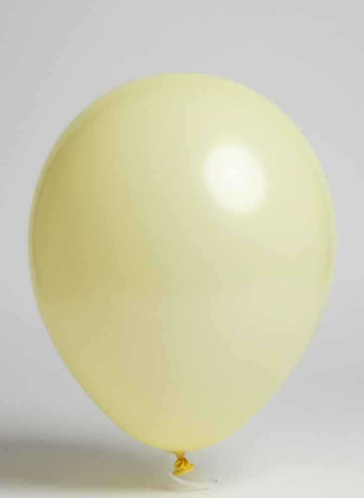 Custom Name Printed Pastel Yellow Balloon for Unique Celebrations