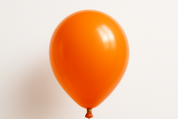 Custom Logo Printed Balloon Orange - Your Unique Branding Solution