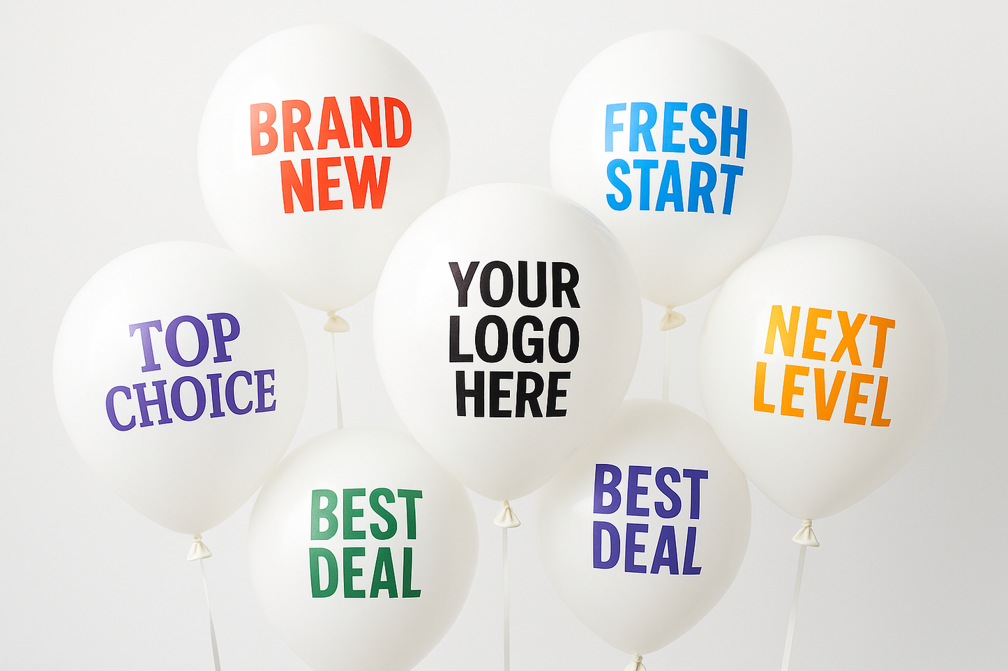 Custom Logo Printed Balloon White - Perfect for Promotions and Events