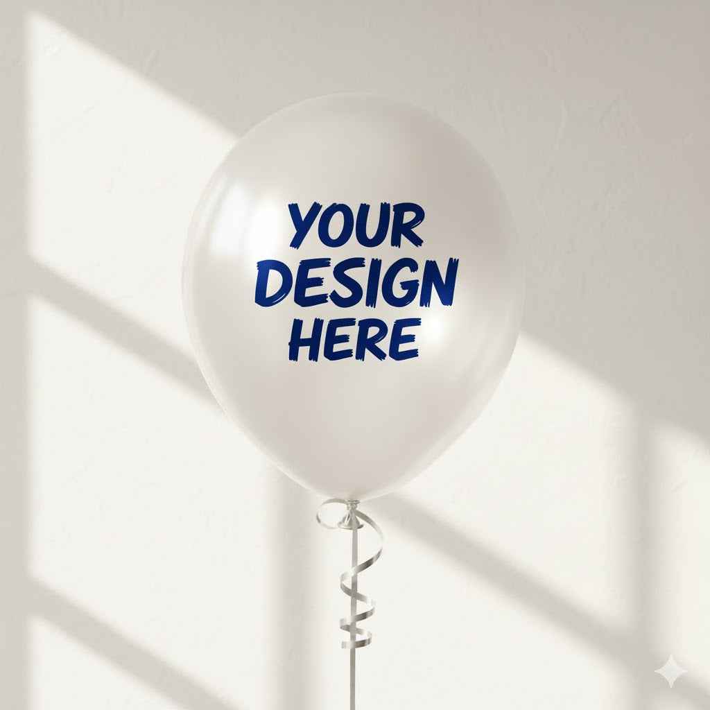 Custom Design Printed Balloon White - Personalized Balloons for Every Occasion